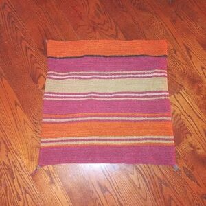 Pottery Barn Wool Striped Large Pillow Cover